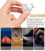 ⁦2PCS-USB Mini/Small Night Light, Eye Care LED Small Round Light⁩ - الصورة ⁦2⁩