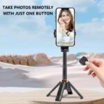 Mini Selfie Stick Tripod, 2026 New Flexible Tripod Mini with Detachable Remote - Image 3