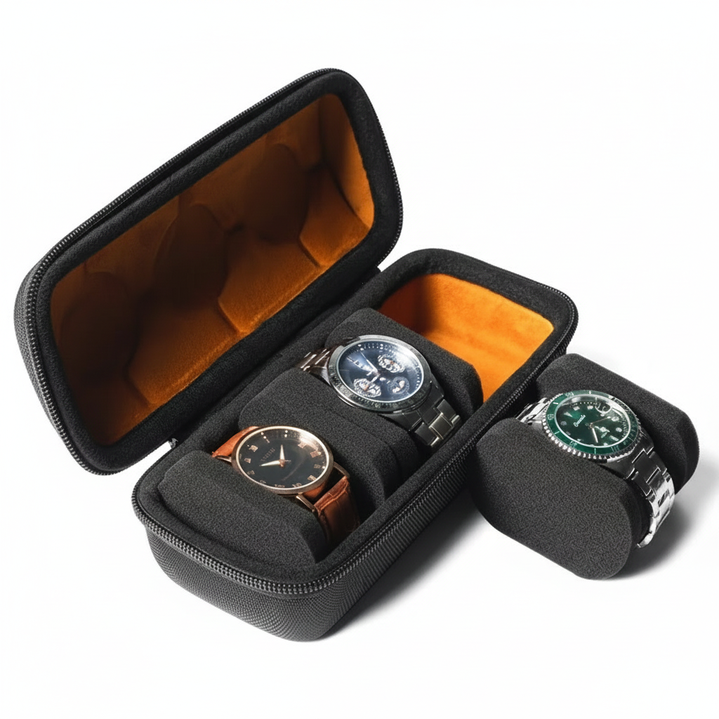 Gemini_Generated_Image 3-Slot Hard-Shell Watch Organizer - Image 1
