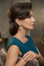 Valentino Garavani Ovalette earrings featuring gold-tone VLogo, Swarovski crystals, and pearl drops.