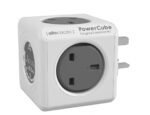 Smart energy monitor plug featuring E-ink screen showing monetary cost and touch power switch.