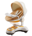 Multi-functional 2-in-1 baby rocker and bouncer with remote control and safety harness.