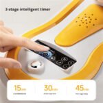 Multi-functional 2-in-1 baby rocker and bouncer with remote control and safety harness.