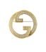Gucci Blondie Crystal Brooch in gold-toned brass with interlocking logo design