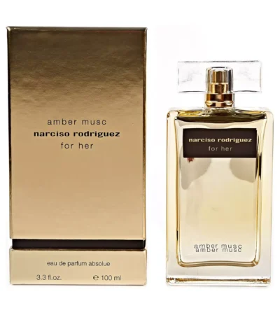 Narciso Rodriguez Amber Musc Eau De Parfum For Her 100ml perfume bottle with box packaging
