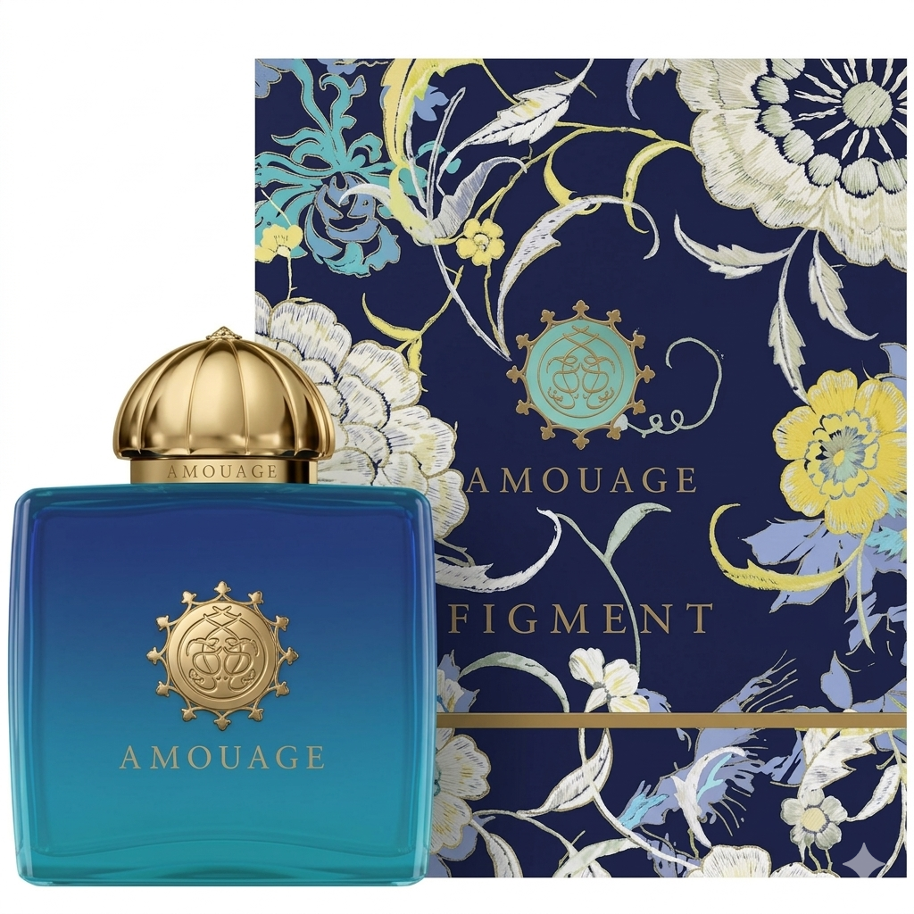 أمواج فيجمنت أو دو بارفان ١٠٠ مل - علبة وزجاجة Amouage Figment eau de parfum 100 ml luxury perfume bottle