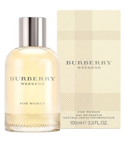 Burberry Weekend For Women 100ml Eau De Parfum perfume bottle with packaging box