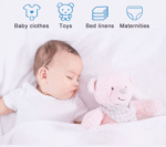 Freestanding smart clothing care wardrobe with digital touch interface.