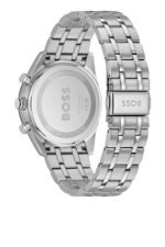 Front view of BOSS Tourmaster Two-Tone Bracelet Watch in stainless steel