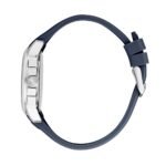 Maserati Successo Men's chronograph watch with blue silicone strap and 42mm case.