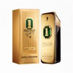 Paco Rabanne 1 Million Golden Oud 100 ml Eau de Parfum gold bottle.