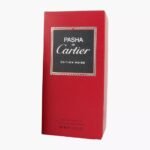 100ml bottle of Pasha de Cartier Edition Noire showing the metallic cap and black gradient glass.
