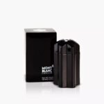 100ml black designer bottle of Montblanc Emblem EDT featuring the iconic star shape.