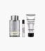 Montblanc Explorer Platinum 100ml EDP bottle showing its silver textured design.