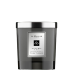 Jo Malone London Velvet Rose and Oud 200g home candle in clear glass.