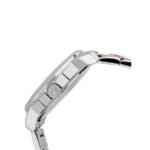 Maserati Successo Men's Chronograph watch in silver stainless steel with multi-color strap.