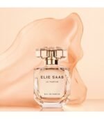 Clear jewel-cut glass bottle of Elie Saab Le Parfum Eau de Parfum 90ml.