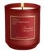 The Maison Francis Kurkdjian Baccarat Rouge 540 candle in an elegant frosted red glass jar.