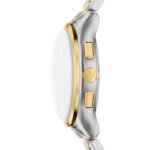 Emporio Armani men's two-tone chronograph watch and gold-tone logo bracelet set.