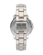 Maserati Successo Men's Chronograph watch in silver stainless steel with multi-color strap.