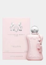 The iconic pink bottle of Parfums de Marly Delina Eau de Parfum with tassel