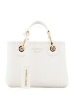 Small Emporio Armani MyEA Shopper bag in synthetic leather with top handles.