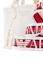 Small Emporio Armani MyEA Shopper bag in synthetic leather with top handles.