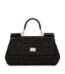 Front view of the Dolce & Gabbana Elongated Sicily handbag with top handle in vintage color